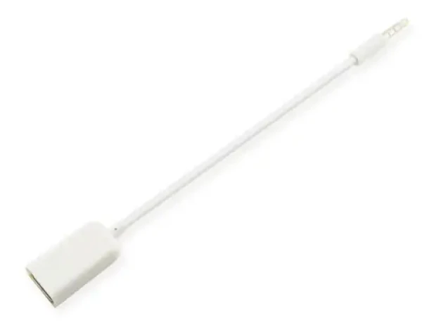 MicroConnect Audio kabel 3.5mm jack - USB A (F) 0.2m bílá (AUDUSBFW)