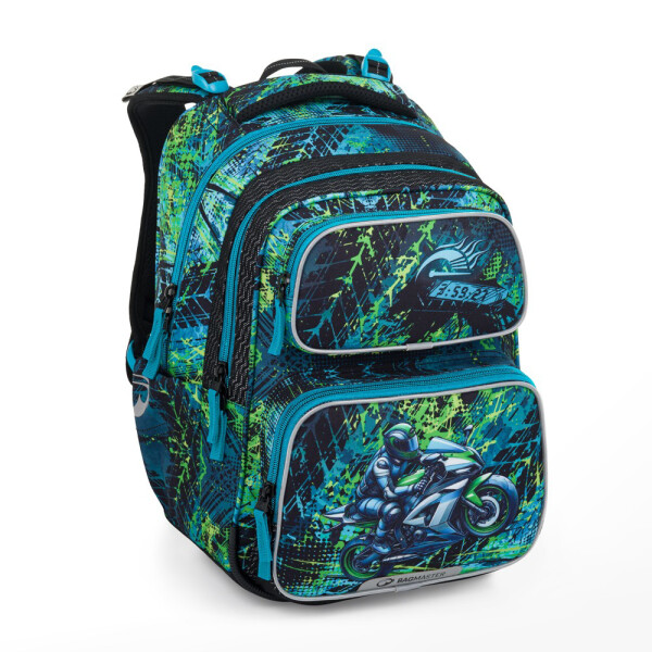 Bagmaster DOPI 25 B školní batoh – motorka Modrá 23 l 230345