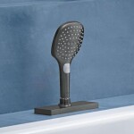 HANSGROHE - Raindance Select E Sprchová hlavice 120, 3 proudy, kartáčovaný černý chrom 26520340