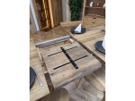 Massivo.cz Rozkládací jídelní stůl Oriento 160x90 cm, patina-černá