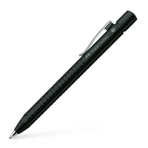 FABER-CASTELL Grip 2011 černá matná / Kuličkové pero / XB / trojhranné (144187)