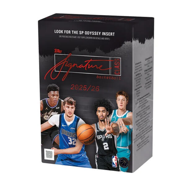 2025-2026 NBA karty Topps Signature Class Basketball Blaster Box