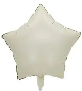 Balónek hvězda smetanová 42 cm la griseo Balónek hvězda smetanová 42 cm la griseo