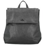 Trendy dámský koženkový kabelko-batoh Coveri Lethea, tmavě šedý