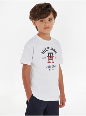 Bílé klučičí tričko Tommy Hilfiger Kluci