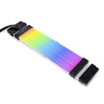 Lian Li Strimer Plus V2 PW168-8PV2 RGB / 3 x 8pin (F) / 12+4pin (M) / 335mm (Strimer plus V2 168-8 pins)