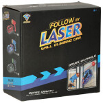 Dálkově ovládané laserové auto šedé