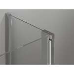 MEXEN/S - Mist L Duo sprchový kout dveře křídlové 90 x 90, transparent, chrom 8A4L-090-090-01-00