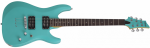 Schecter C-6 Deluxe Satin Aqua