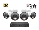 IGET HOMEGUARD HGNVK88604 / 8 kan. 6K rekordér NVR / 4xIP67 6K kamera / PoE / zvuk / AI detekce / LAN / HDMI (75020575)