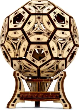 WOODEN CITY 3D puzzle Multifunkční organizér - Fotbalový míč 175 dílků