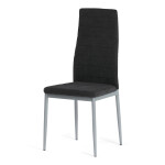 Jídelní židle, černá, látka, DCL-V5031 BK2