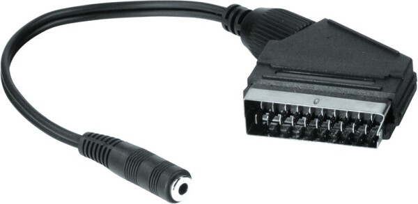 HAMA audio redukce SCART samec - jack 3.5mm samice (122244-H)