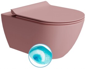 GSI - PURA závěsná WC mísa, Swirlflush, 36x55cm, blush dual-mat 881524