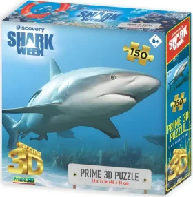 PRIME 3D Puzzle Žralok Perezův