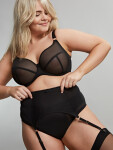 Sculptresse Liberty Waspie Suspender black 10847