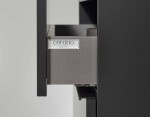 CERANO - Koupelnová skříňka Velora - černá matná, úchytka černá - keramické umyvadlo Viano - 100,9x67,6x46,5 CER-487911