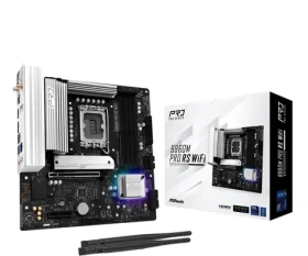 ASRock B860M Pro RS Wifi / B860 / LGA 1851 / 4x DDR5 / PCIEx 16 / 2.5GLAN / Wi-Fi / mATX (90-MXBRQ-A0UAYZ)