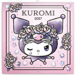 NOTIQUE Grid calendar Kuromi 2027, 30 x 30 cm