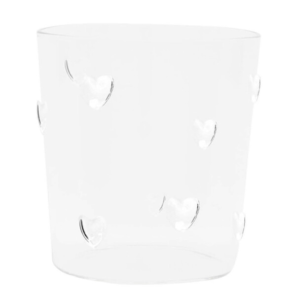 Bastion Collections Sklenice Hearts 300 ml, čirá barva, sklo
