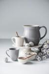 Ib Laursen Hrnek Mynte French Grey 240 ml, šedá barva, keramika