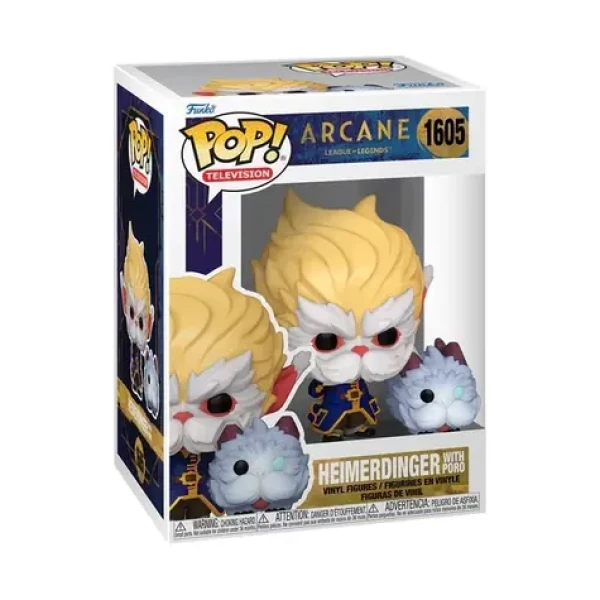 Funko POP! TV: Heimerdinger with Poro (Arcane League of Legends)