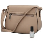 Módní dámská crossbody kabelka Delami Little Charm, taupe