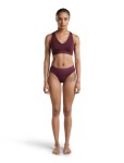 Dámské merino kalhotky ICEBREAKER Wmns Merino 125 Cool-Lite Sprite Hipster, Dark Berry velikost: XS