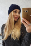Tenká čepice Malwina K250 navy blue UNI
