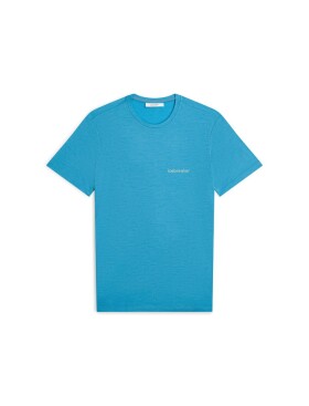 ICEBREAKER Mens Mer 150 Tech Lite SS Tee IB Wordmark, Arctic velikost: XL