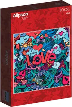 ALIPSON Čtvercové puzzle Láska