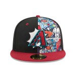 New Era Pánská kšiltovka Arizona Diamondbacks MLB 2025 Players' Weekend Authentic 59FIFTY Fitted Velikost: 7 3/4