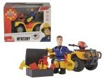 SIMBA Čtyřkolka Mercury Hasič Sam s figurkou