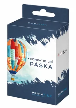 PrimaTisk Kompatibilní páska pro BROTHER - TZe-121-tisk černá/ podklad transparentní 9mm (1016)