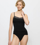 Feel of Modal Spaghetti Top - BLACK - TRIUMPH BLACK - TRIUMPH L