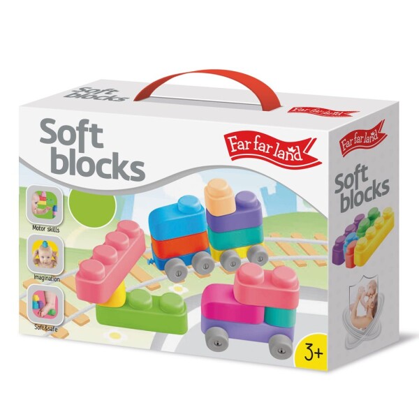 Far Far Land Stavebnice měkká 15 bloků, Far Far Land, W022269
