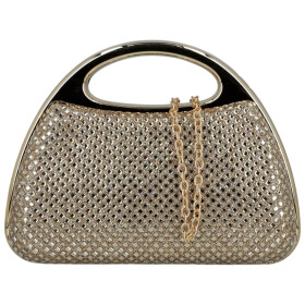 Luxusní dámská plesová kabelka Michelle Moon Selwix, zlatá