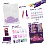 OKTO Malba a 3D modelování obraz "Hummingbirds in Love" 30x40 cm, OKTO, W051119