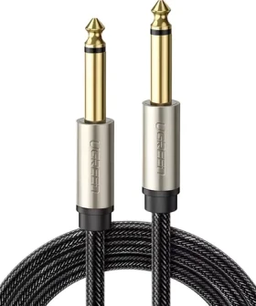Ugreen 10638 černá / Audio kabel / Jack 6,35 mm (M) - Jack 6,35 mm (M) / 1 m (10638)
