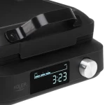 Adler AD 3087 černá / Vaflovač / 1500 W / LED displej / timer / nepřilnavé plochy (AD 3087)