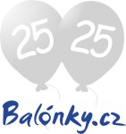 Balónek 25. narozeniny stříbrný metalický Balonky.cz Balónek 25. narozeniny stříbrný metalický Balonky.cz