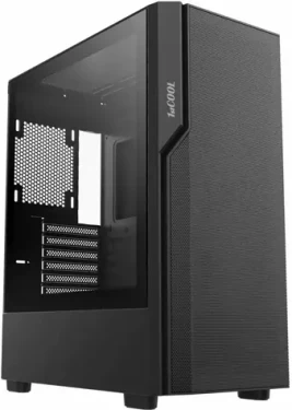1stCOOL GAMER 5 černá / PC skříň / Mid Tower / bez zdroje / USB 3.0 / USB-C / průhledná bočnice (ML-GAMER5-AU-USB3)