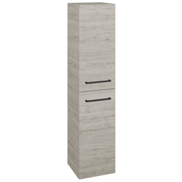 Dřevojas - Vysoká skříň s košem na prádlo DOS SVD2K 35 - D05 Oregon / Úchytka T06 / D05 Oregon / Pravé 210557HP