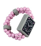 Dřevěné Watch oboustranné růžové