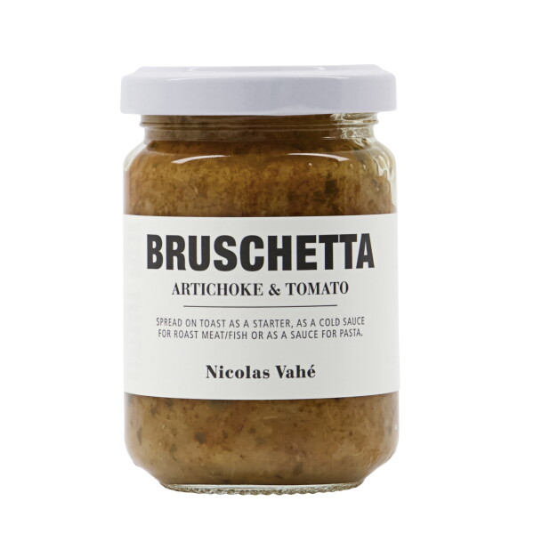 Nicolas Vahé Rajčatová bruschetta Artichoke & Tomato 140 g, červená barva, sklo
