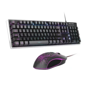 MageGee K1 černá / Herní dátový set / RGB podsvícení / USB / US layout (K1 Black)