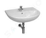 JIKA - Lyra plus Umyvadlo 500x410mm, s přepadem, bez otvoru pro baterii, bílá H8143810001091