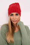 Fleecová čepice Iwona K221 maroon UNI