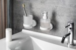 SAPHO - X-ROUND WHITE sklenka, mléčné sklo, bílá mat XR903W