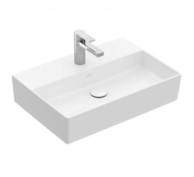 VILLEROY & BOCH - Memento 2.0 Umyvadlo 60x42 cm, bez přepadu, otvor pro baterii, CeramicPlus, alpská bílá 4A226LR1